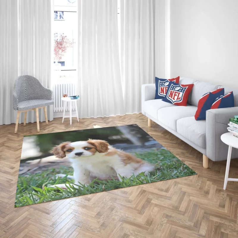 Cavalier Spaniel Puppy Regal Play Rug 2