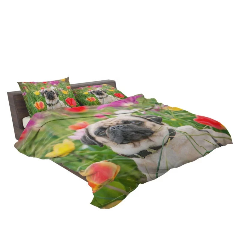 Charming Pug Persona Bedding Set 2