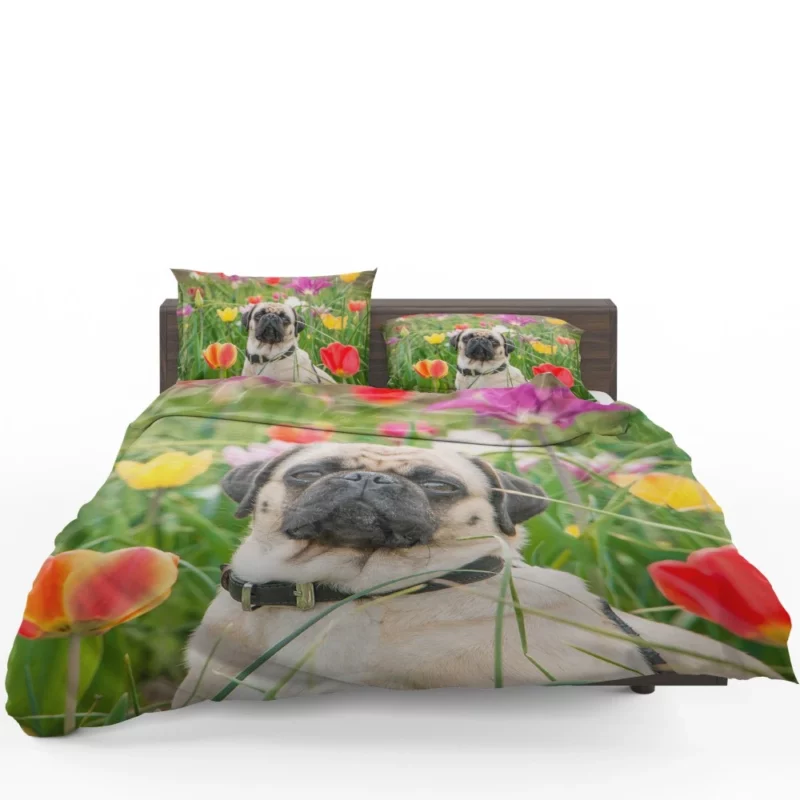 Charming Pug Persona Bedding Set