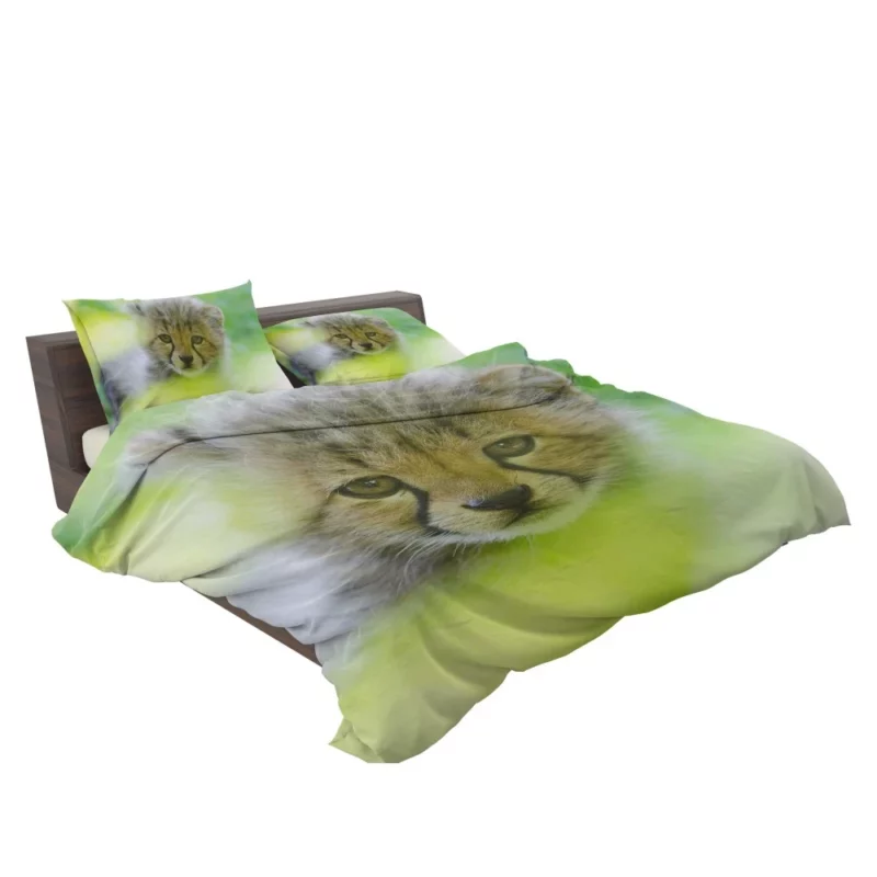 Cheetah Captivating Face Bedding Set 2