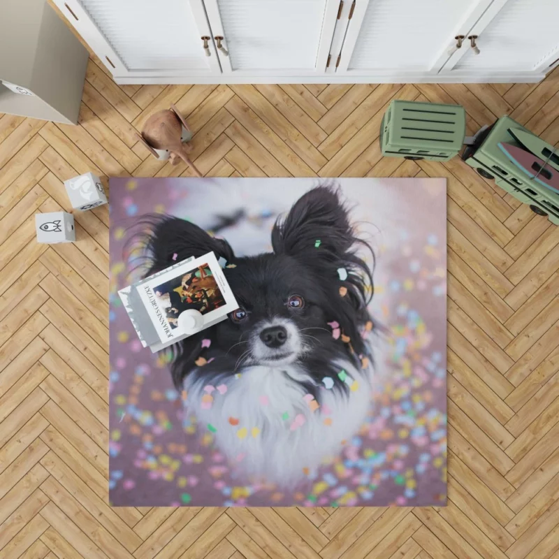 Chihuahua Festive Charm Confetti Play Rug