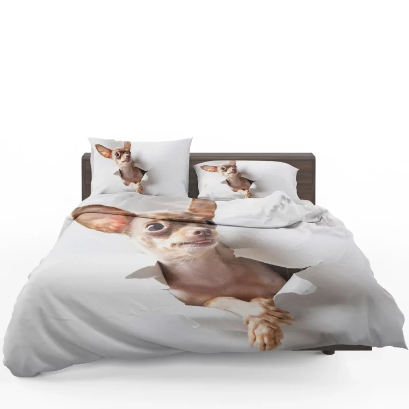 Chihuahua Tiny Grace Delightful Companion Bedding Set