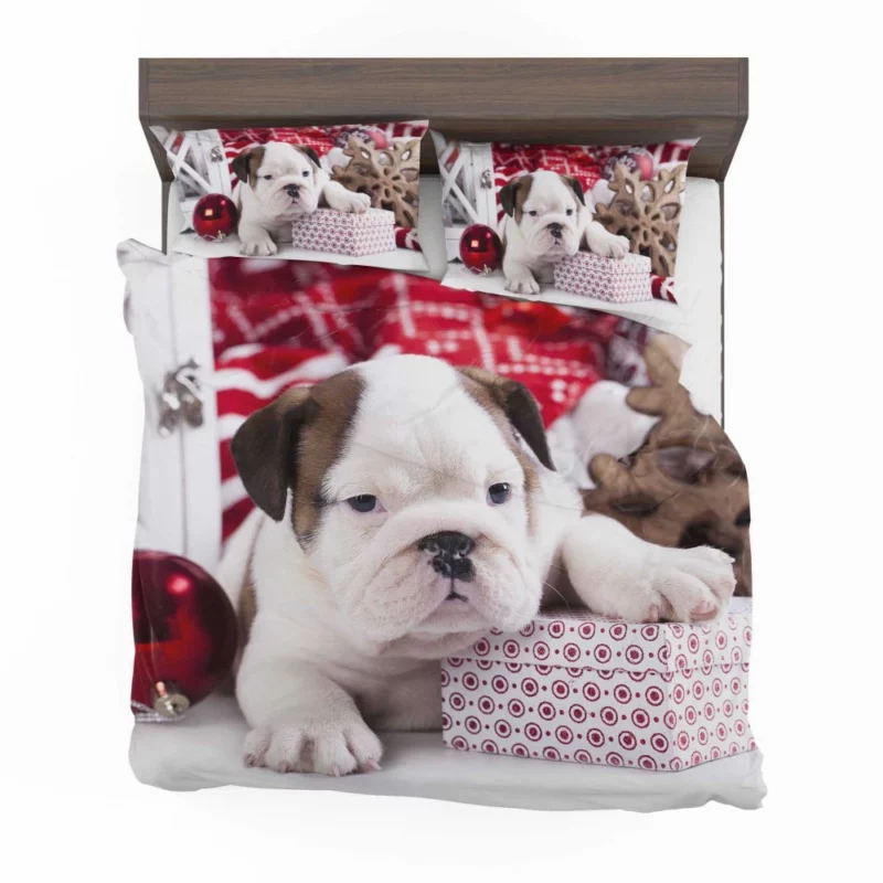 Christmas Ornaments & Puppy Delight Bedding Set 1