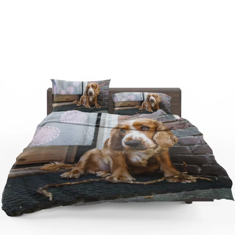 Cocker Spaniel Captivating Muzzle Canine Charm Bedding Set