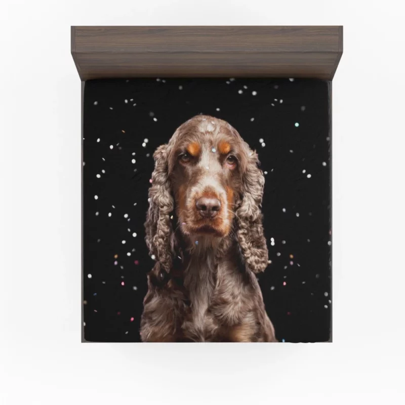 Cocker Spaniel Charm Canine Elegance Fitted Sheet 1