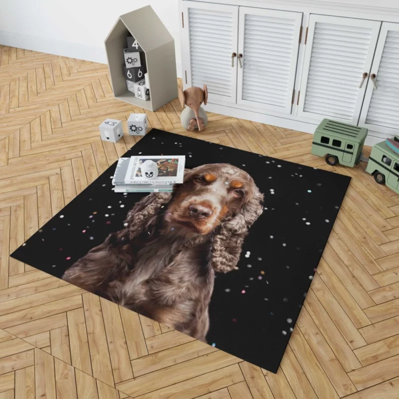 Cocker Spaniel Charm Canine Elegance Rug 1