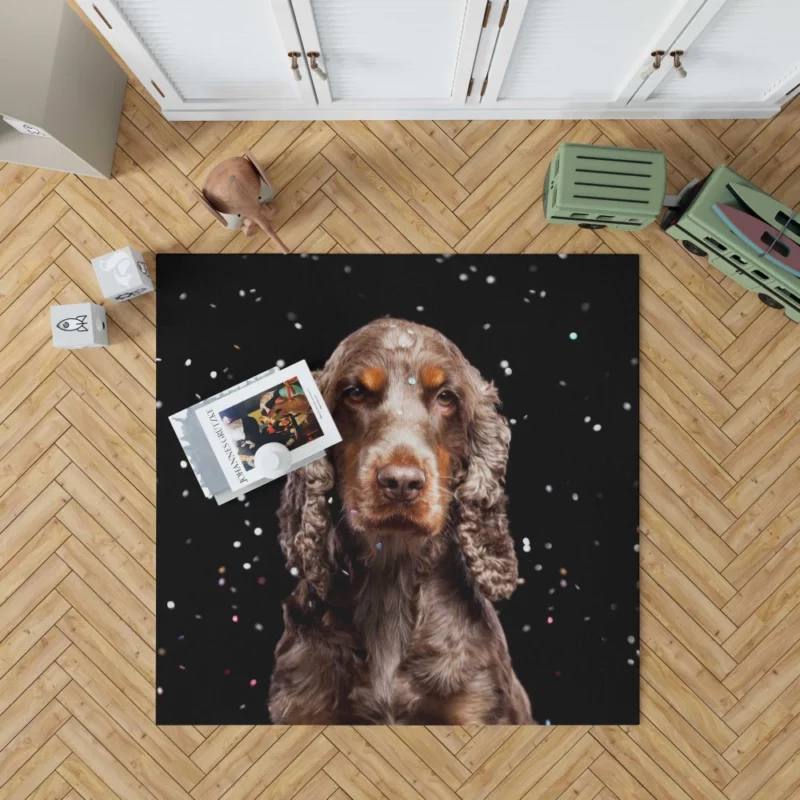 Cocker Spaniel Charm Canine Elegance Rug