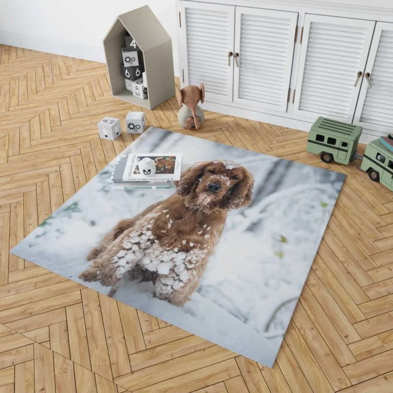 Cocker Spaniel Snowball Play Rug 1