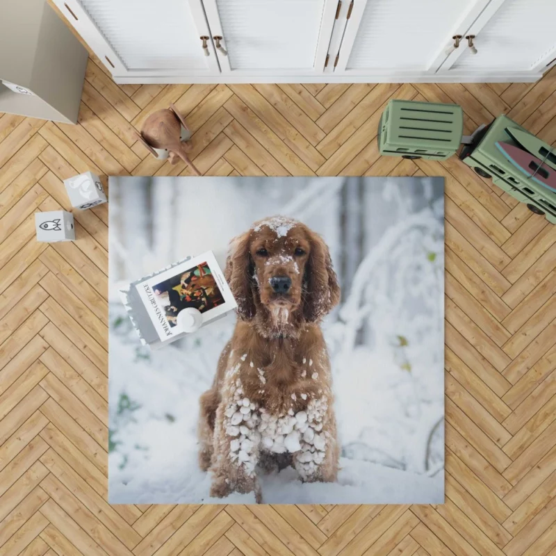 Cocker Spaniel Snowball Play Rug