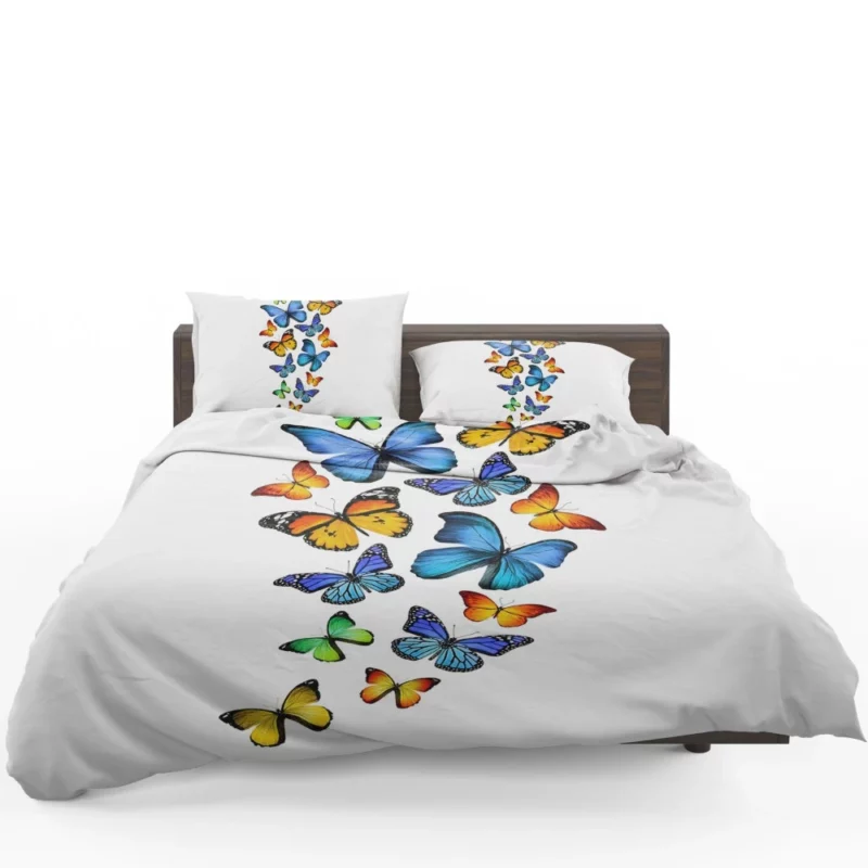 Colorful Butterfly Ethereal Beauty Bedding Set