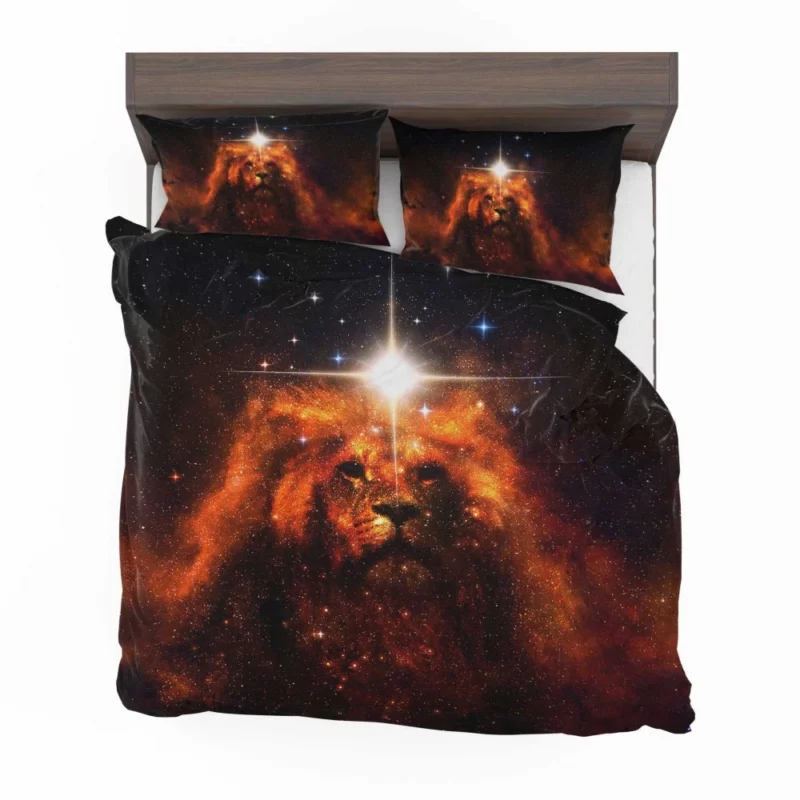 Cosmic Lion Stellar Majesty Bedding Set 1