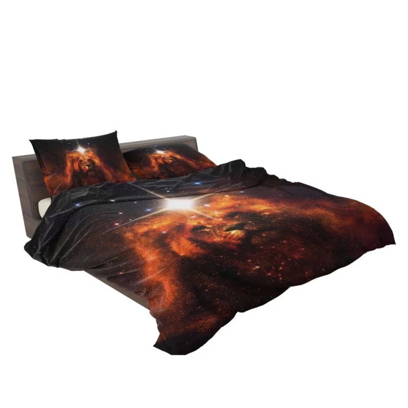 Cosmic Lion Stellar Majesty Bedding Set 2