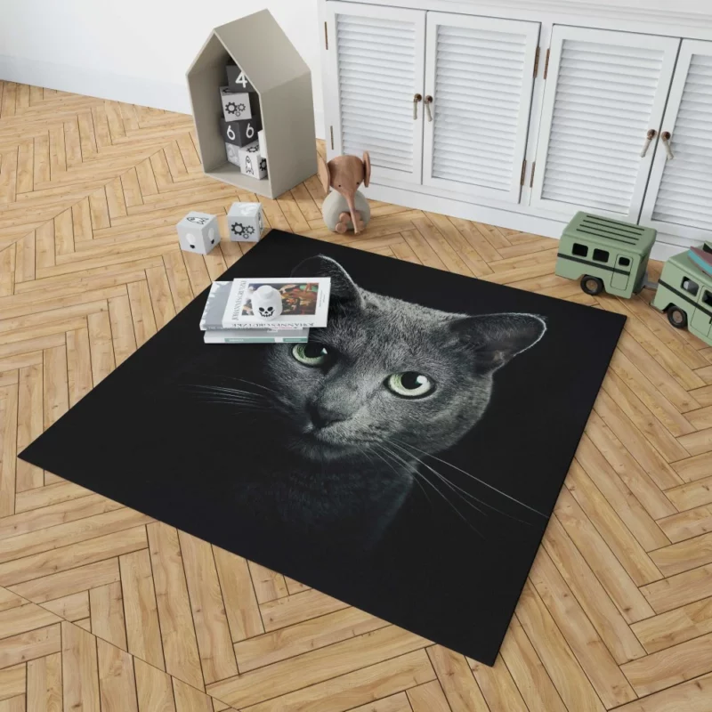 Curious Cat Playful Whiskers and Head Rug 1