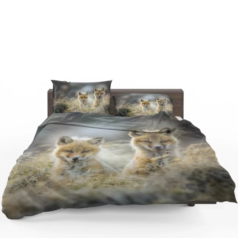 Curious Wilderness Charm Fox Cub Wonder Bedding Set