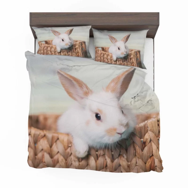 Cute Baby Rabbit Innocent Charm Bedding Set 1