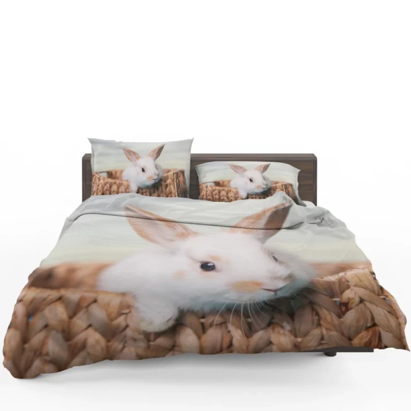 Cute Baby Rabbit Innocent Charm Bedding Set