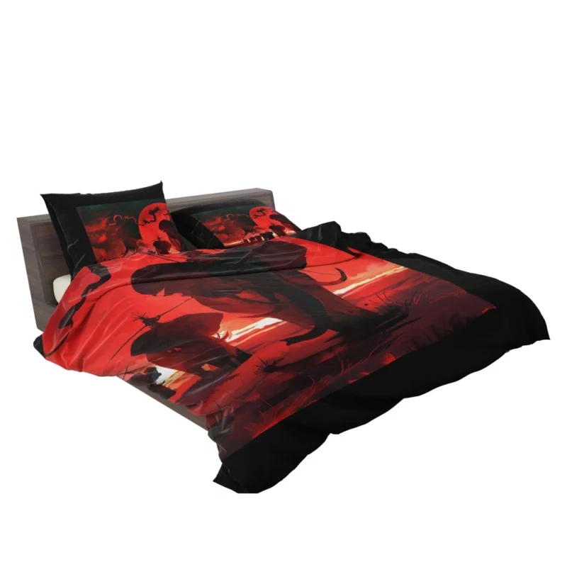 Dark Fantasy Elephant Under the Moon Bedding Set 2