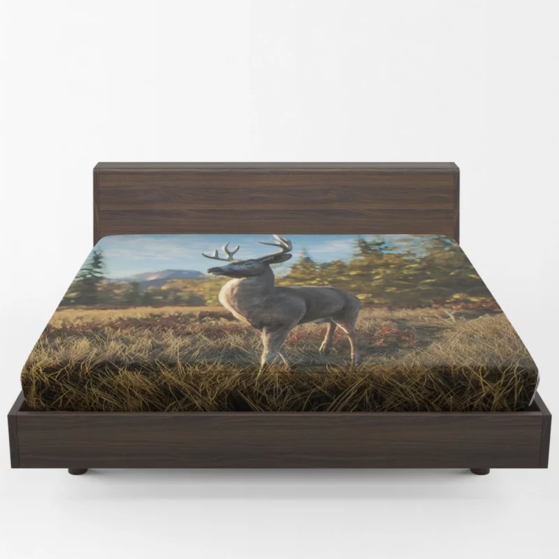 David the Deer Curious Nature Fitted Sheet