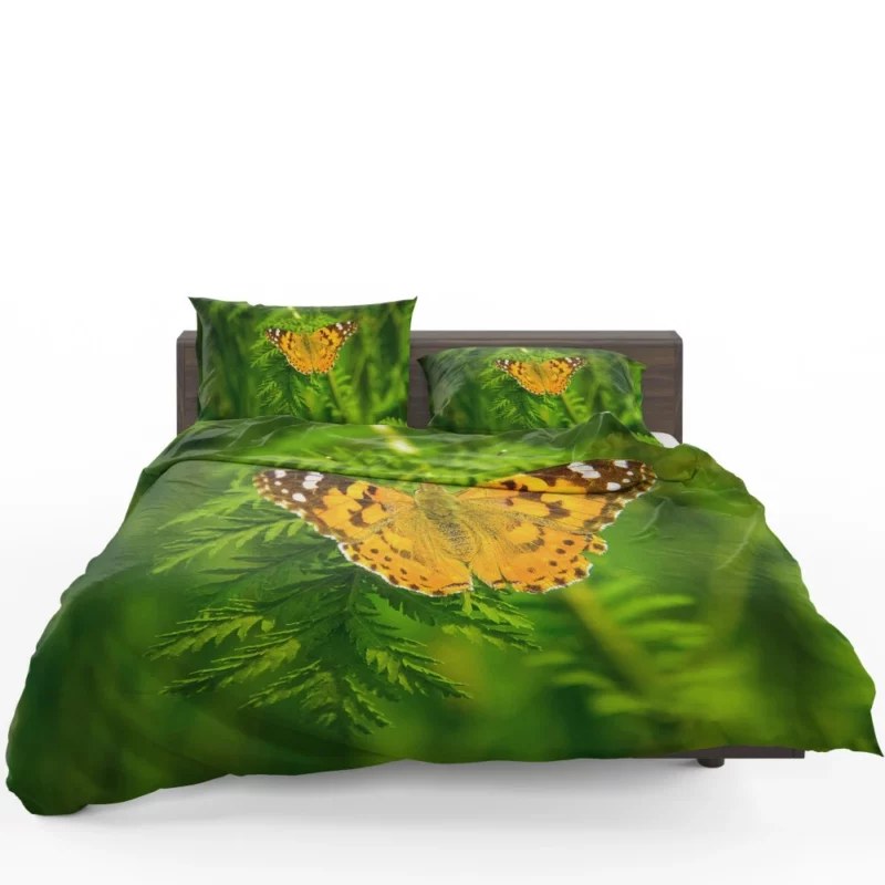 Delicate Butterfly Wings of Nature Canvas Bedding Set