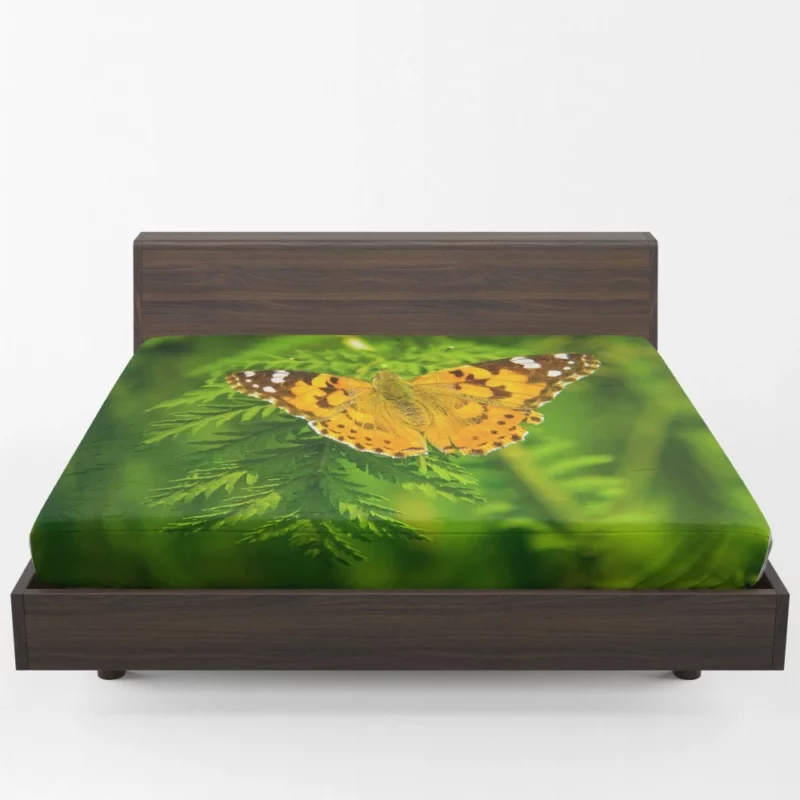 Delicate Butterfly Wings of Nature Canvas Fitted Sheet