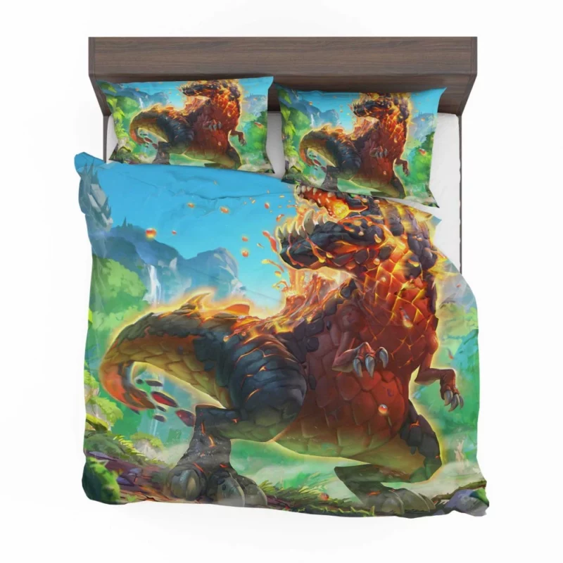 Dinosaur in Hearthstone Epic Adventure Bedding Set 1