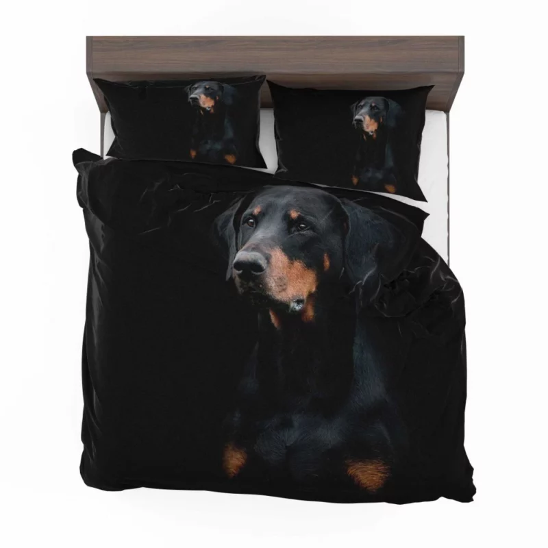 Doberman Pinscher Distinguished Muzzle Bedding Set 1