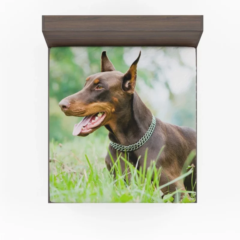 Doberman Pinscher Regal Elegance Fitted Sheet 1