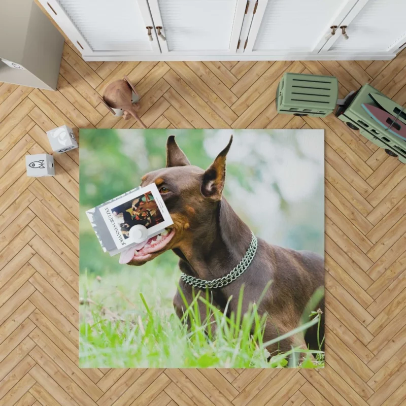 Doberman Pinscher Regal Elegance Rug