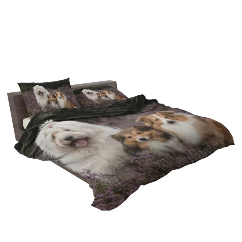 Dog Among Lavender Tranquil Canine Bedding Set 2