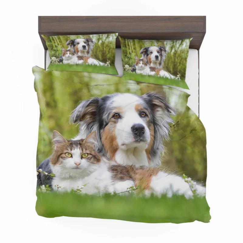 Dog & Cat Duo Furry Companions Bedding Set 1