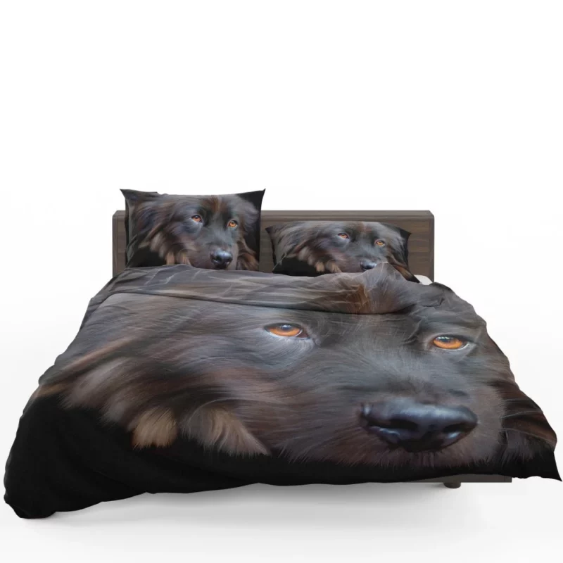 Dog Cute Face Furry Charm Bedding Set