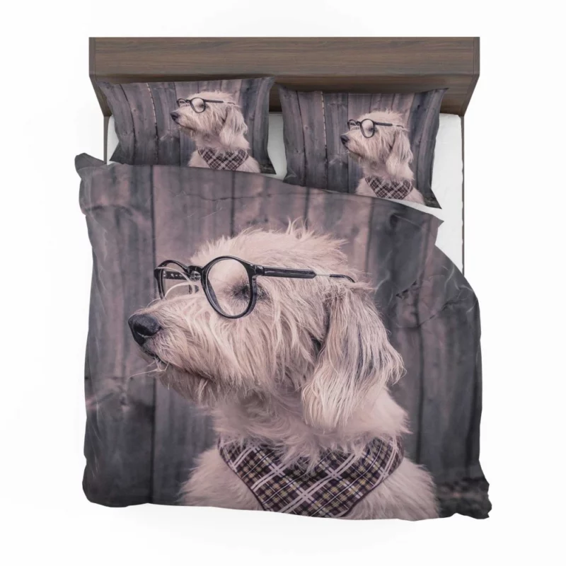 Dog Glassy Stare Canine Persona Bedding Set 1