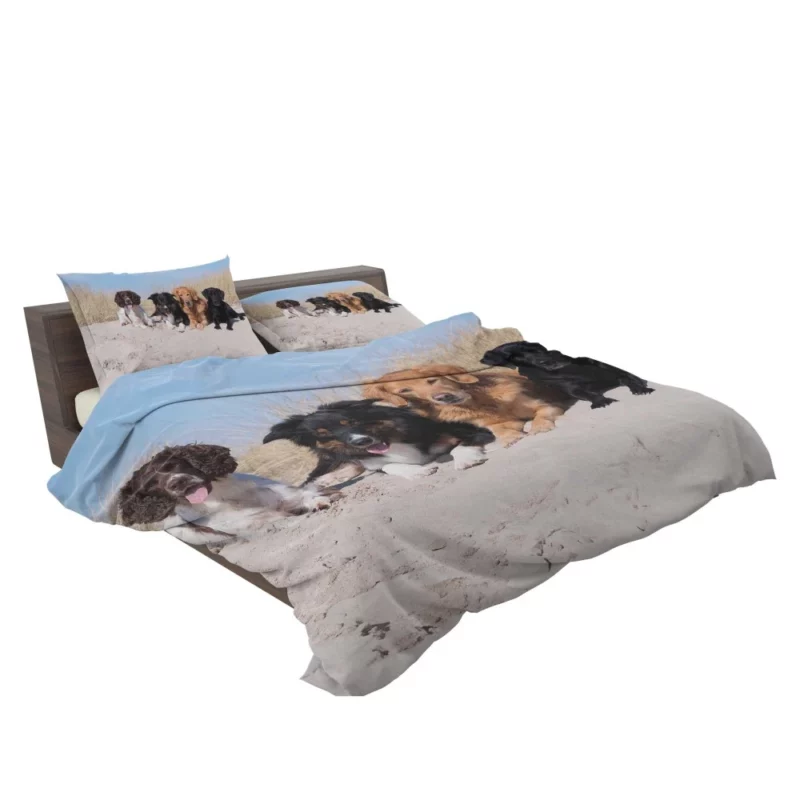 Dog Playful Sand Adventure Bedding Set 2