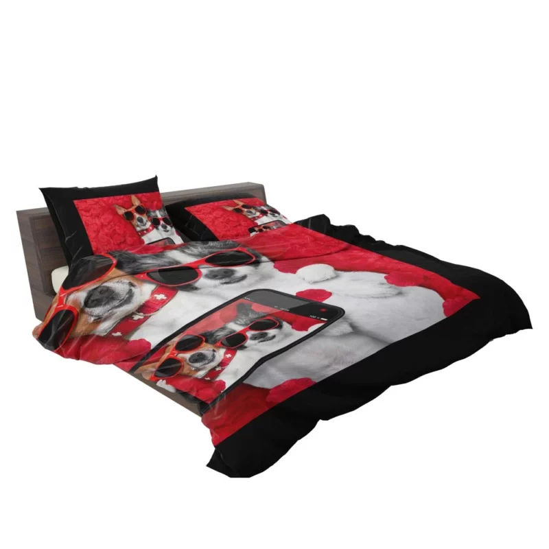 Dog Romantic Rose Infatuation Bedding Set 2