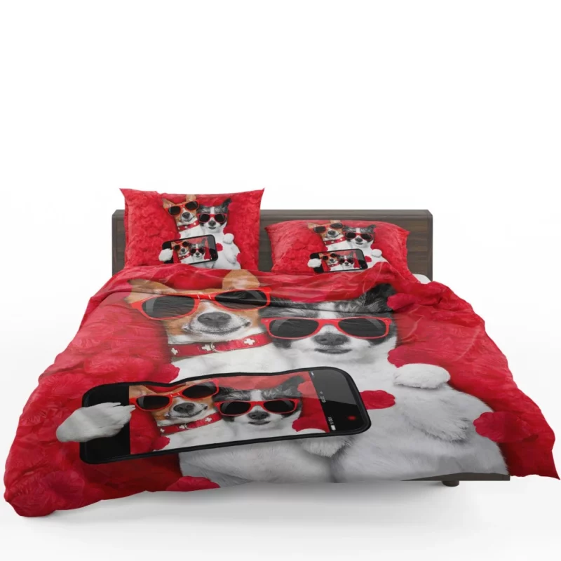 Dog Romantic Rose Infatuation Bedding Set