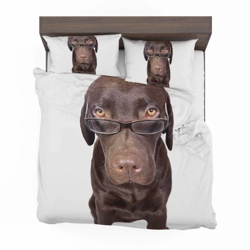 Dog in Glasses Funny and Cute Bedding Set 1