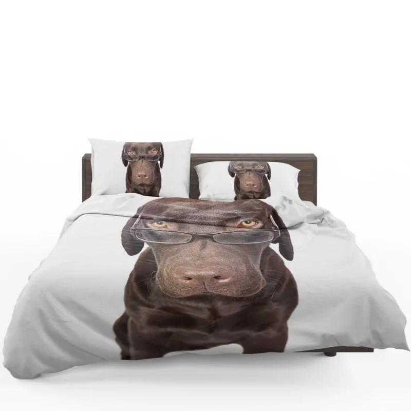 Dog in Glasses Funny and Cute Bedding Set