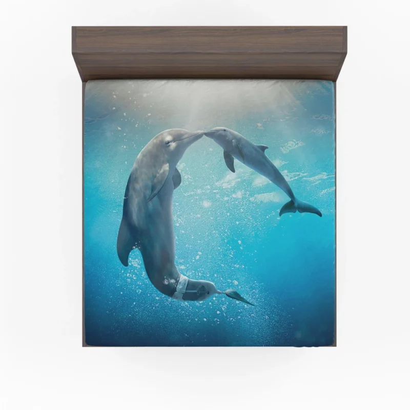 Dolphin Tale 2 Aquatic Sequel Joy Fitted Sheet 1