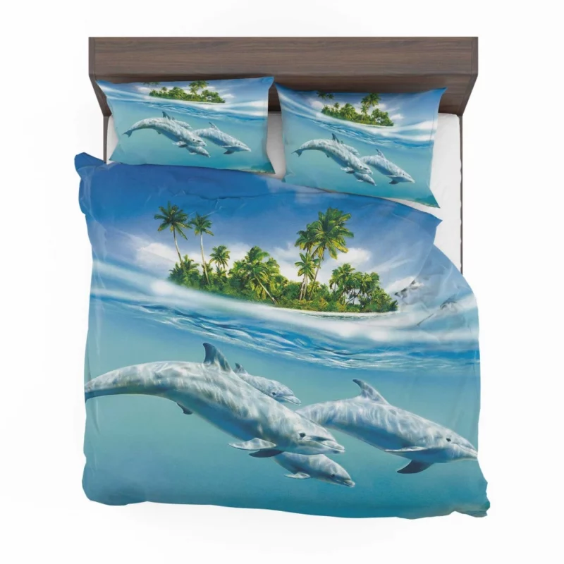 Dolphins Dance Underwater Elegance Bedding Set 1