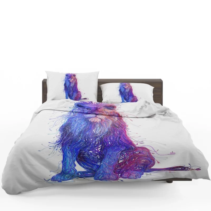 Dominance in the Wild Lion Rule Bedding Set