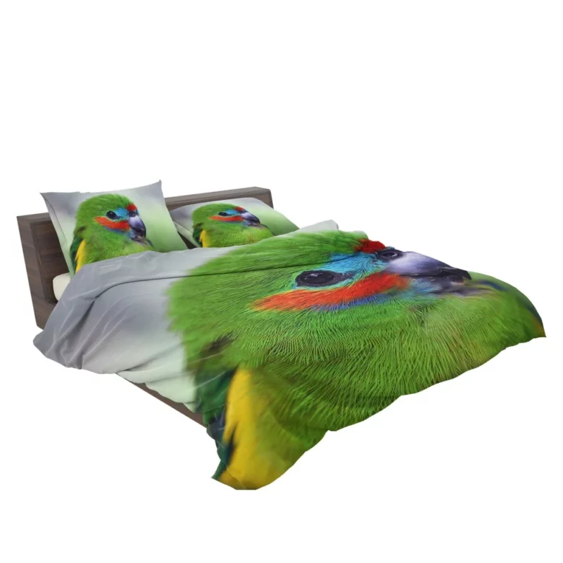 Double-Eyed Fig Parrot Exotic Essence Vibrant Plumage Bedding Set 2