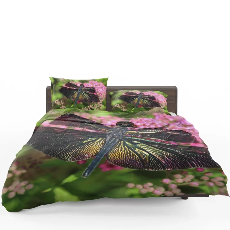 Dragonfly on Flower Nature Marvel Bedding Set