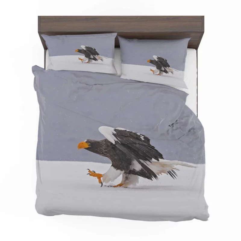 Eagle Snowy Landing Arctic Majesty Bedding Set 1