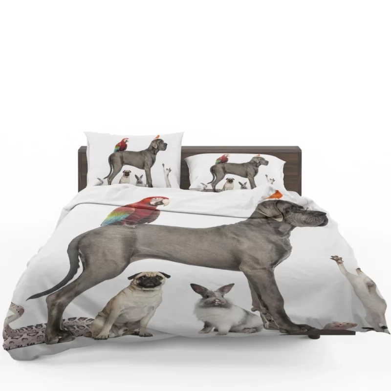 Eclectic Pets Collection Furry Family Bedding Set