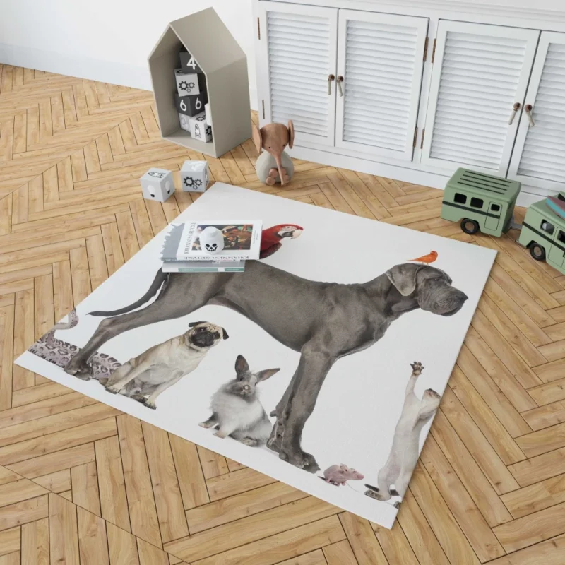 Eclectic Pets Collection Furry Family Rug 1