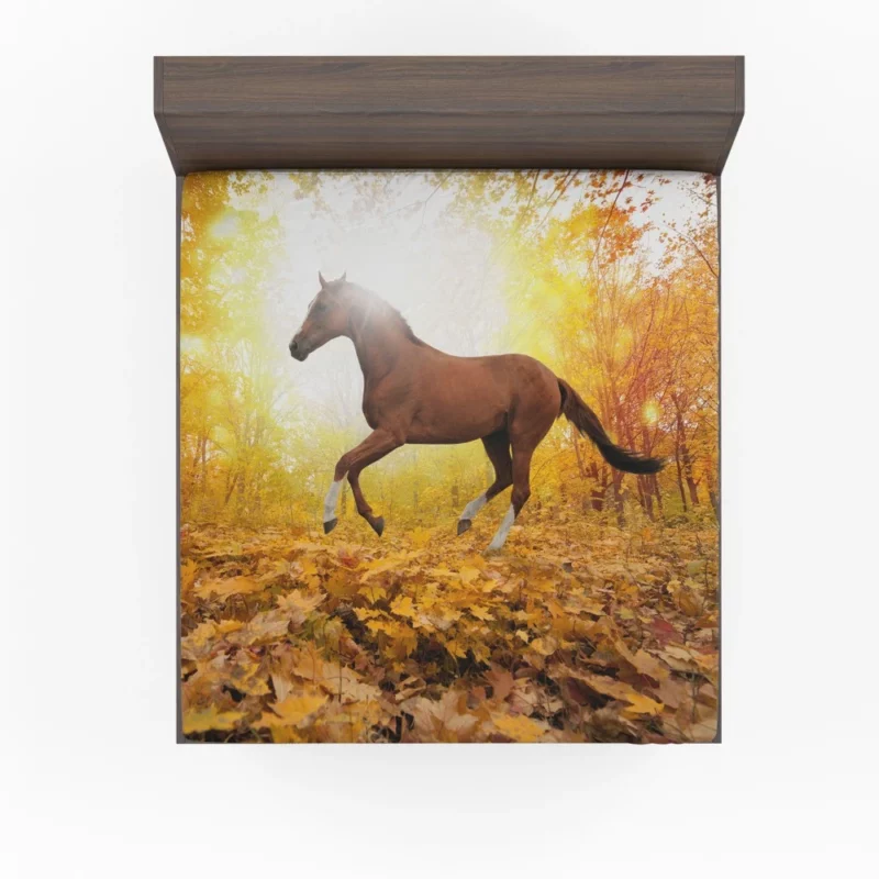 Elegance in Equine Majestic Horse Grace Fitted Sheet 1