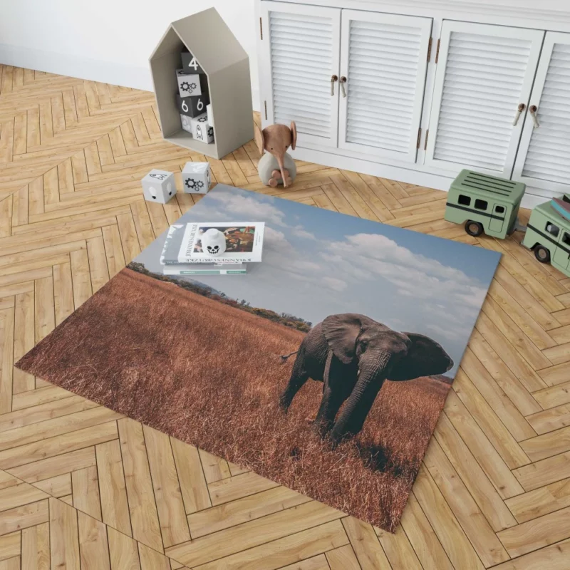 Elephant Cute Rug 1