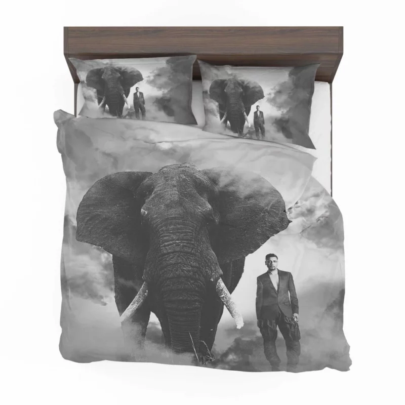 Elephant Grace in Smoke Majestic Wonder Bedding Set 1