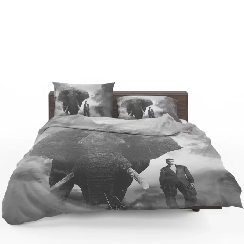 Elephant Grace in Smoke Majestic Wonder Bedding Set