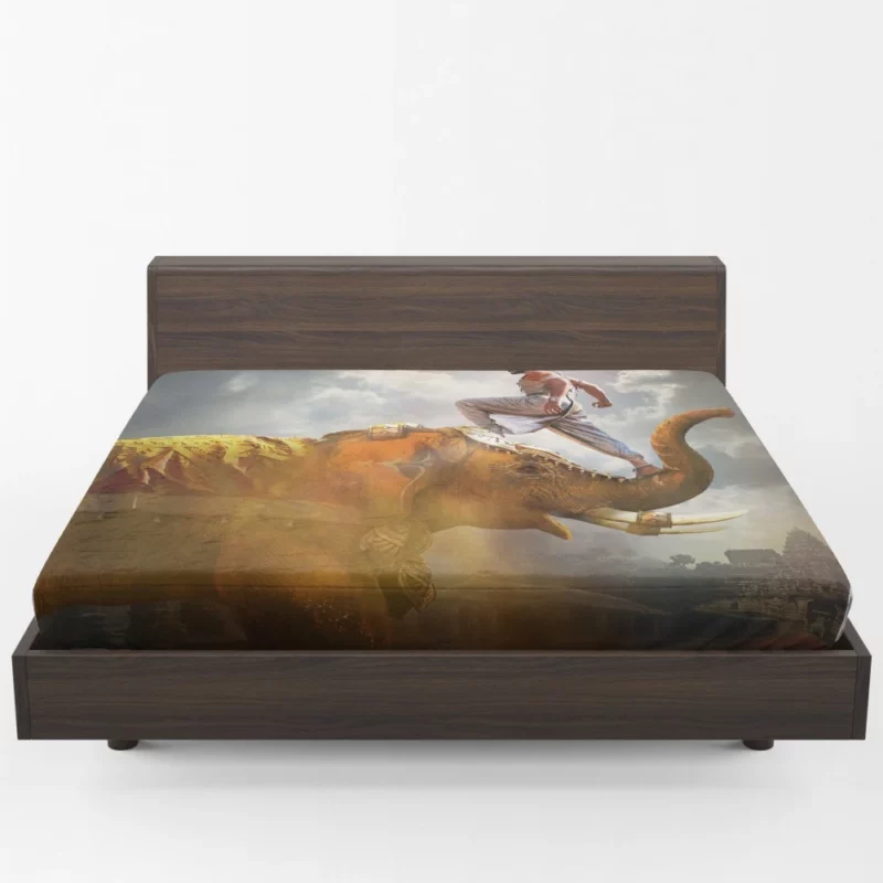 Elephant Grand Baahubali Journey Fitted Sheet